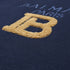 Balmain Towel Embroidered Navy Sweatshirt